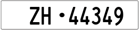 Truck License Plate